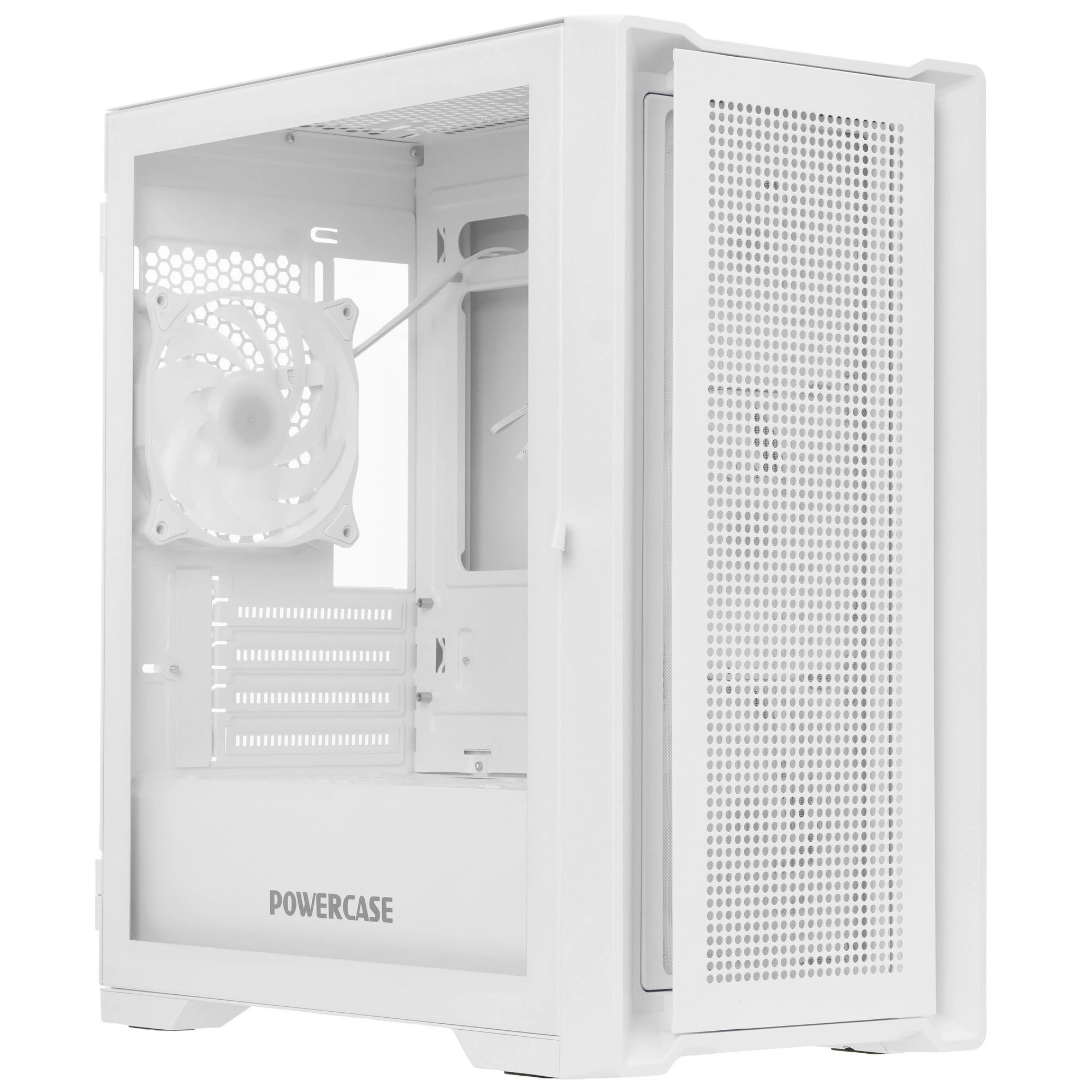 Корпус Powercase Alisio Micro X4W V2 mATX белый