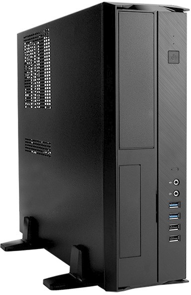 Корпус INWIN BL067BL (SlimDesktop, 2*USB2.0, 2*USB3.0, 300W, mATX, чёрный)