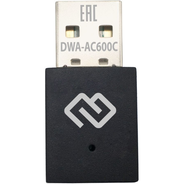Сетевая карта USB2.0 Digma DWA-AC600C AC600, 1 антенна