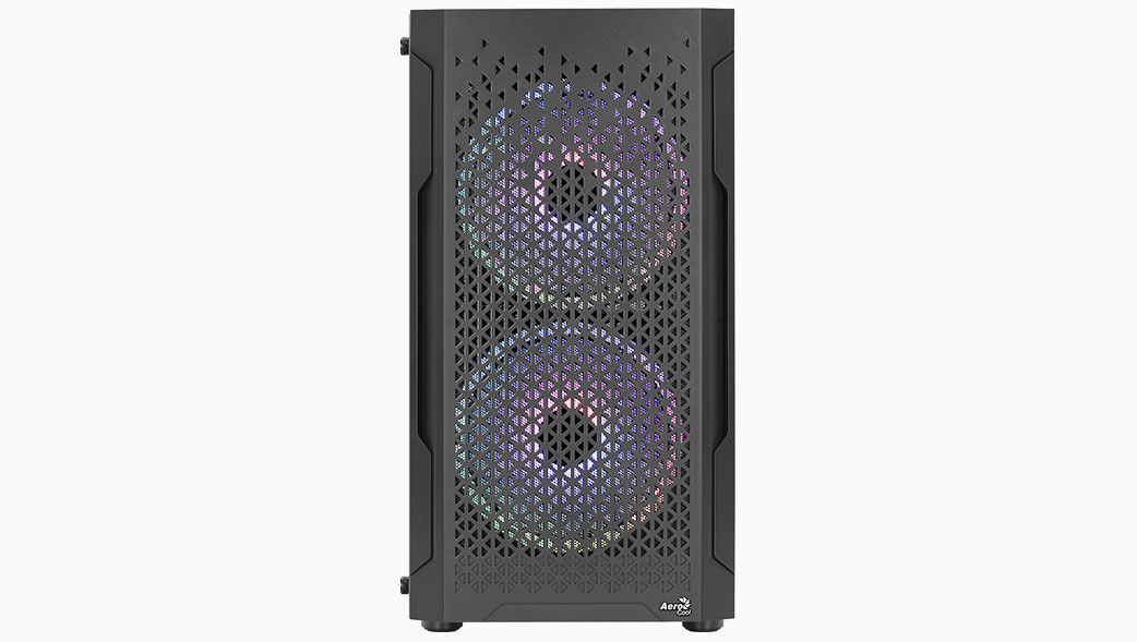 Корпус Aerocool Trinity Mini-G-BK-v2 (MidiTower, 2*USB3.0, 1*USB2.0, mATX, без БП) Black