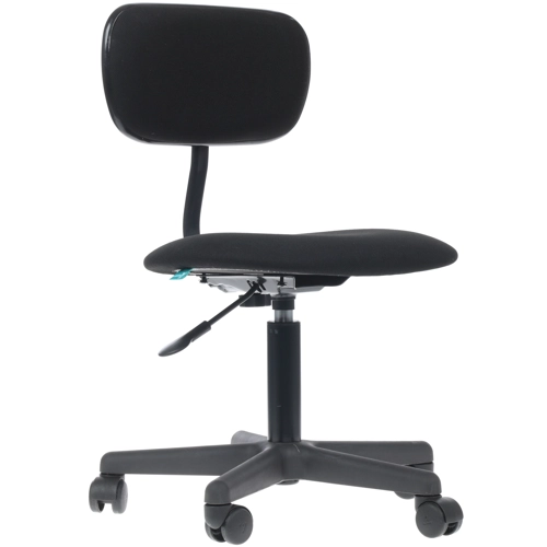 Кресло Бюрократ CH-1201NX (ткань, без мех. качания, крест. пластик, до 100 кг) Черный