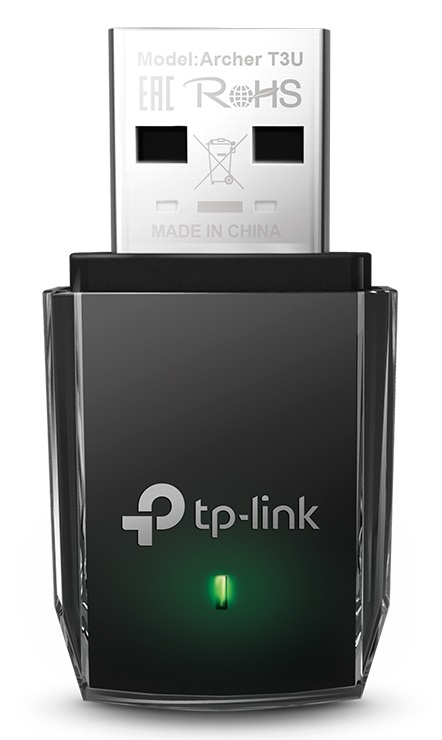 Сетевая карта USB3.0 TP-Link Archer T3U AC1300 (802.11ac/b/g/n, до 867Mbps, 2.4GHz, 5GHz)