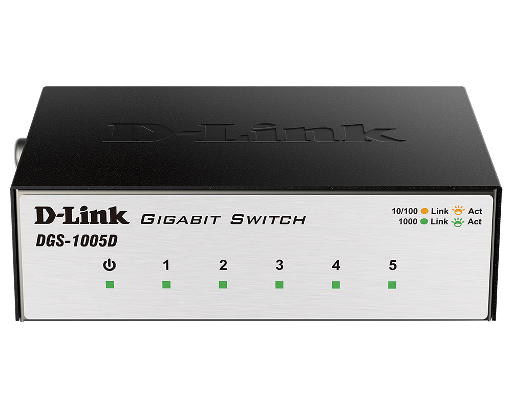 Коммутатор 5 port D-Link DGS-1005D 1000 Мбит/сек