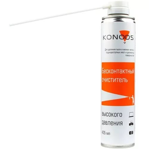Сжатый воздух KONOOS KAD-405-N - для чистки офисной техники (баллон - 405мл)