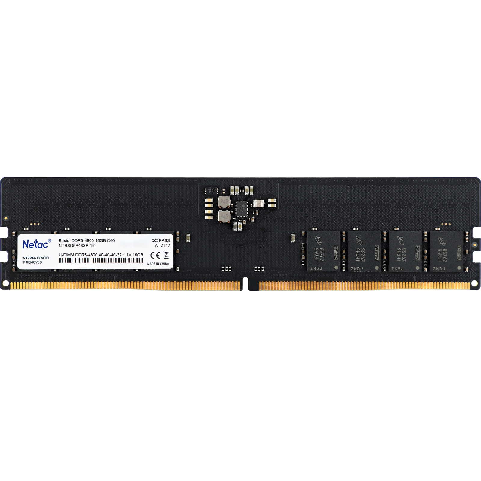 Модуль памяти DDR5 16Gb 4800MHz Netac