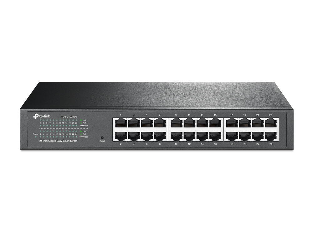 Коммутатор 24 port TP-LINK TL-SG1024DE 1000 Мбит/сек