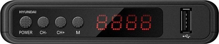 Тюнер TV Hyundai H-DVB520 DVB-T2, черный