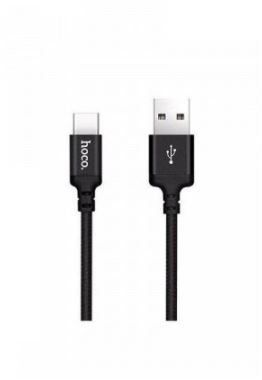 Кабель USB-A < - > USB-C, 2.0м, hoco X14 Black