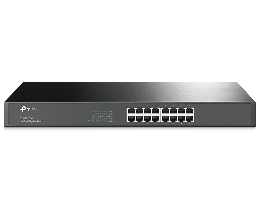 Коммутатор 16 port TP-LINK TL-SG1016 1000 Мбит/сек
