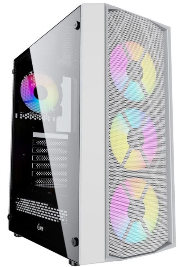 Корпус Powercase Rhombus X4 Mesh ATX White