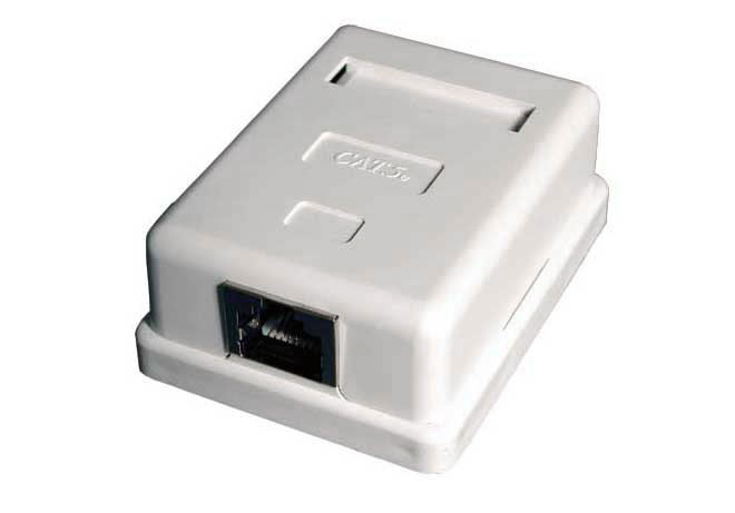 Розетка 1 port RJ-45 FTP 8P8C кат.5е