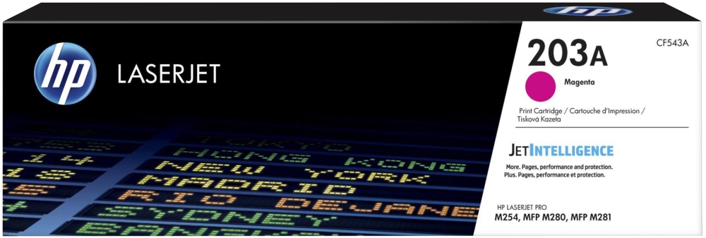 Картридж лазерный HP 203А (CF543A) для HP Pro MFP M254/280/281 пурпурный