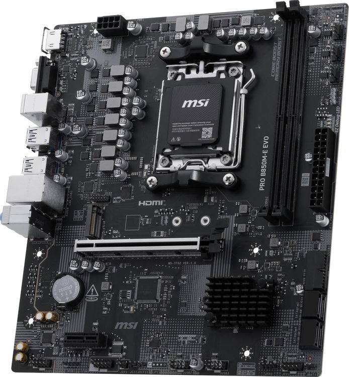 Материнская плата Socket AM5 MSI PRO B850M-E EVO (B850) 2*DDR5 HDMI VGA mATX