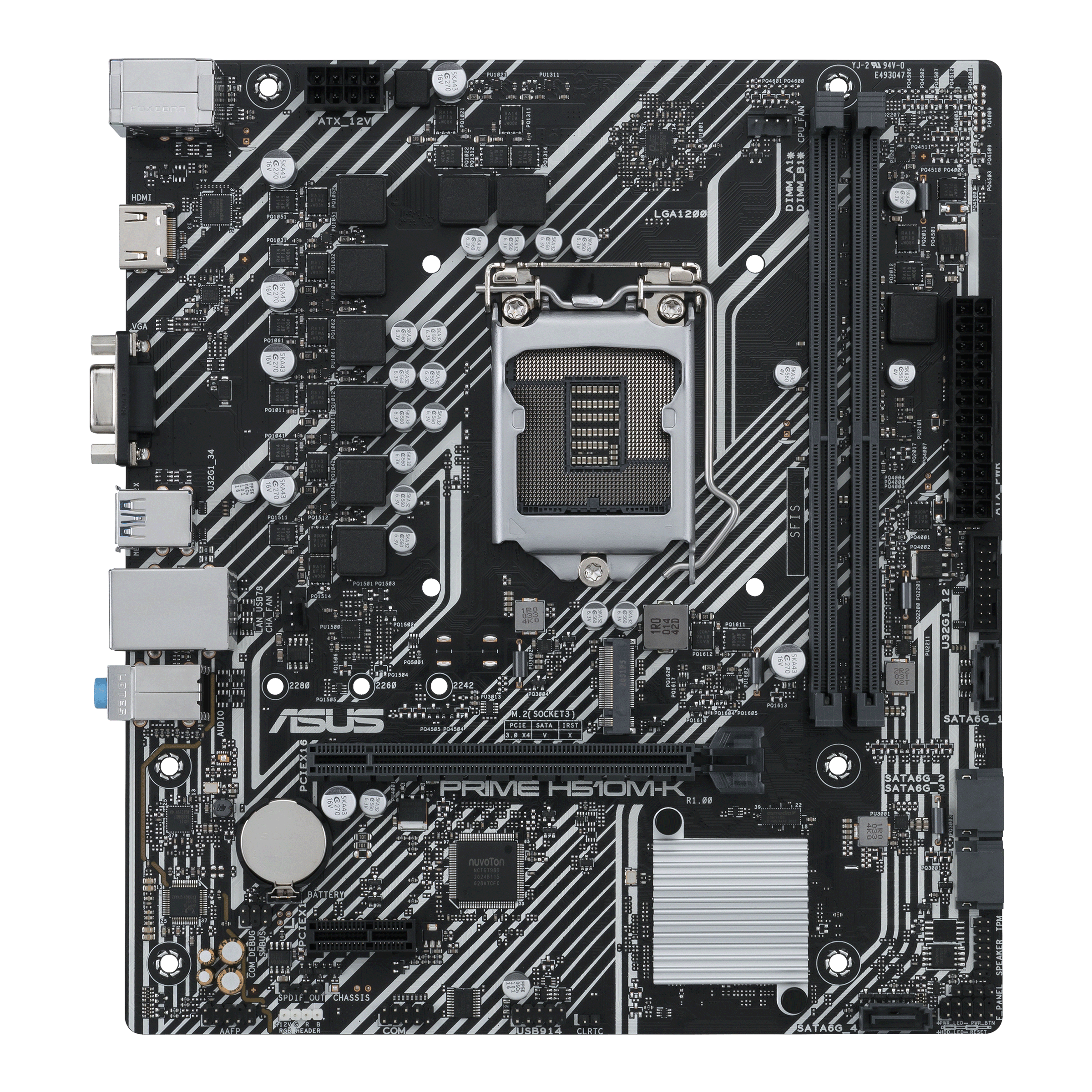 Материнская плата Socket-1200 Gigabyte H510M K V2 (H470) 2*DDR4 HDMI mATX