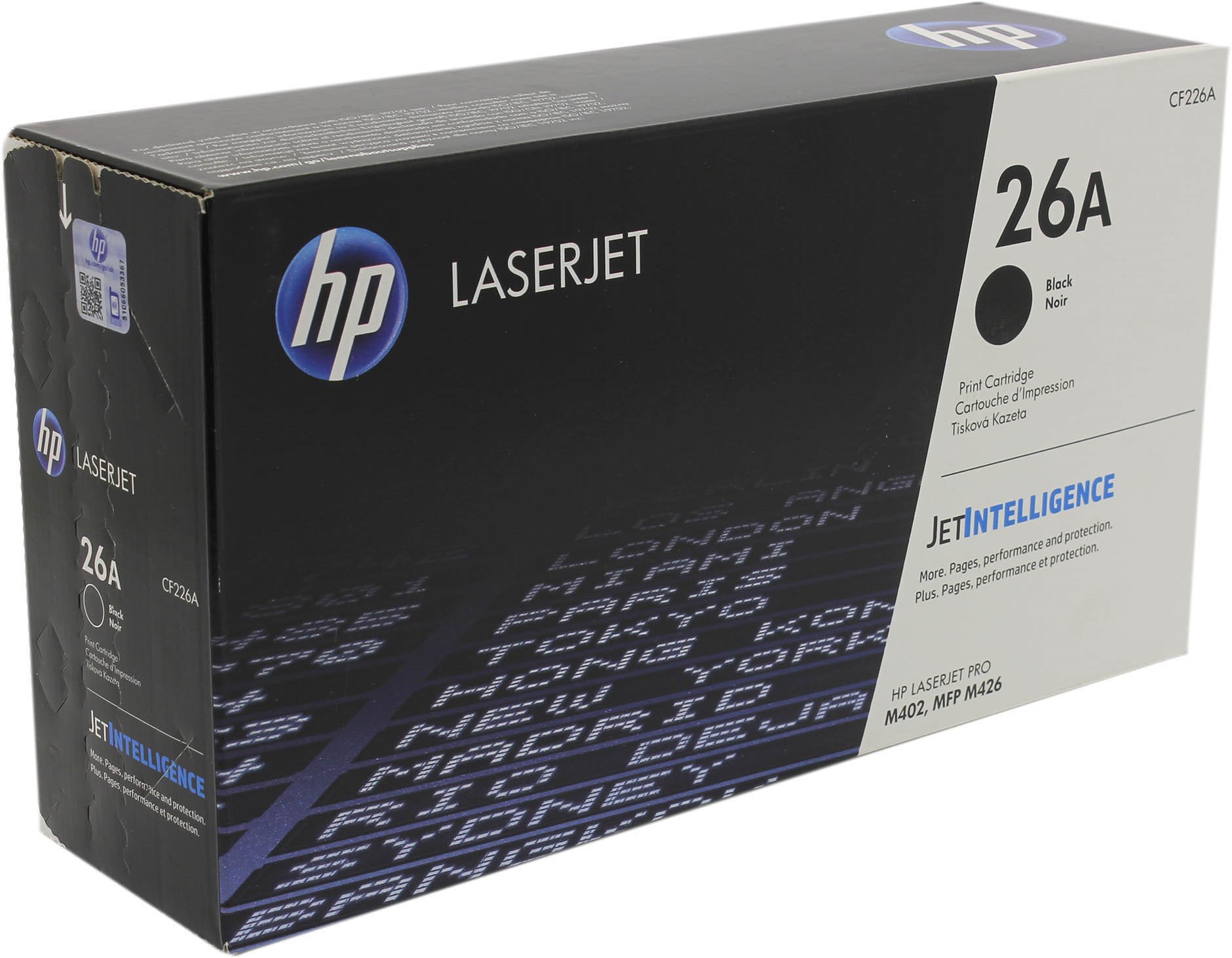 Картридж лазерный HP 26A (CF226A) для HP Pro M402/M426, 3100 стр. черный