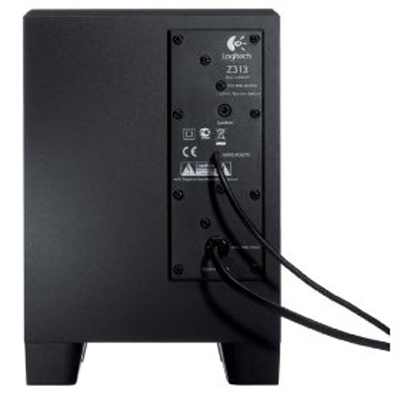 Акустическая система Logitech Z-313 (2x5, 15W, проводной ПДУ) черный