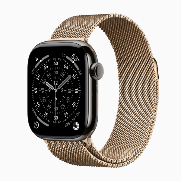 Смарт-часы Apple Watch Series 11 46mm Titanium Milanese Loop Gold (золотистый)