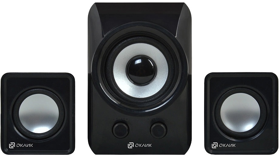 Акустическая система OKLICK OK-420 (2x3W+5W, питание от USB) черный