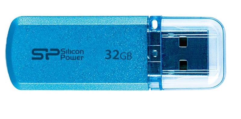 Флешка 32Gb Silicon Power Helios 101 USB blue