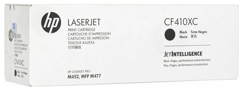 Картридж лазерный HP 410X (CF410XC) для HP LJ Pro M452/M477, 6500 стр. черный (в тех. упаковке)