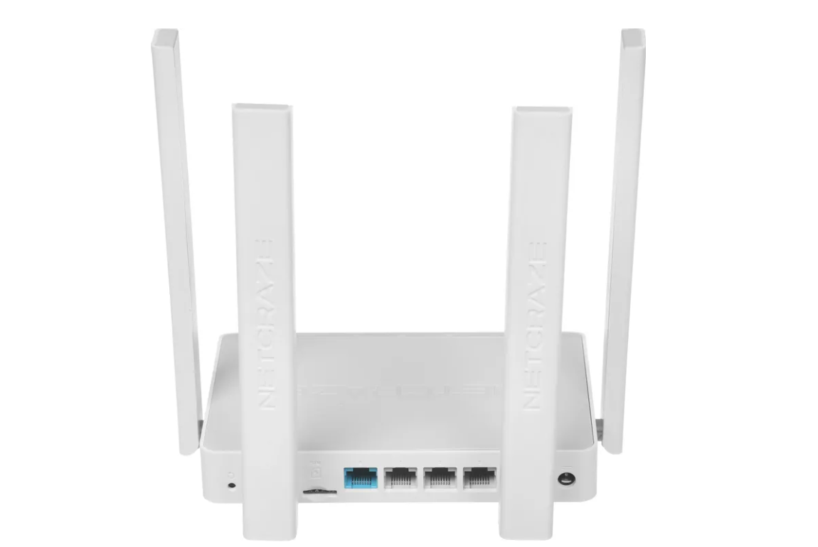Wi-Fi роутер Netcraze 4G N300 100 Мбит/с белый