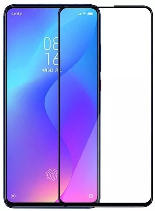 Защитное стекло для смартфона Xiaomi Redmi 9 | Xiaomi Redmi 9T - BoraSCO Full Glue черная рамка