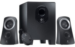 Акустическая система Logitech Z-313 (2x5, 15W, проводной ПДУ) black