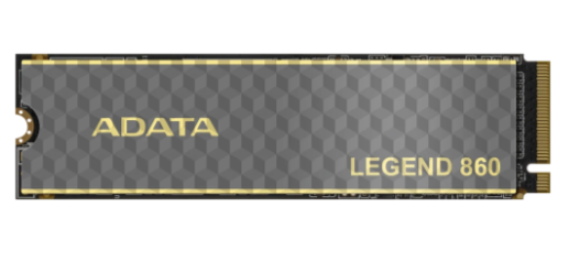 Накопитель SSD M.2 .500Gb ADATA Legend 860 (PCI-E 4.0 x4, 5000/3000 Мбайт/сек)