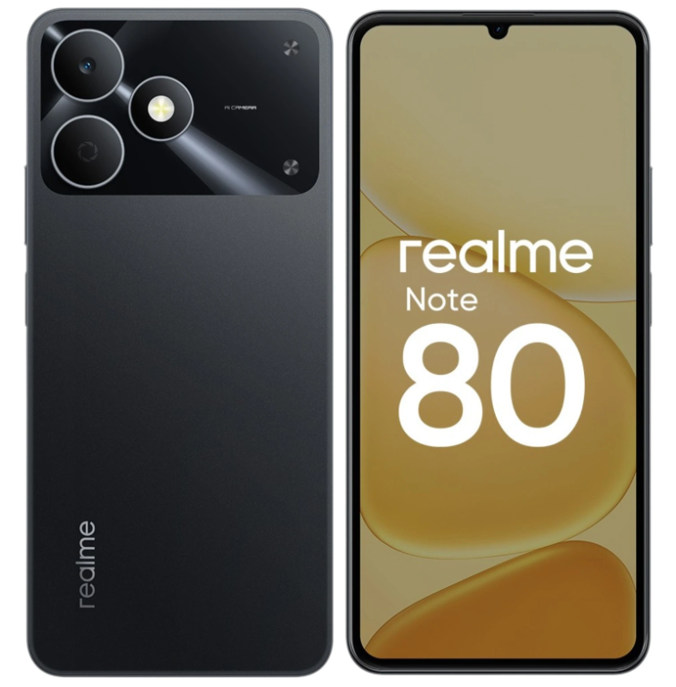 Смартфон Realme Note 80 4/128Gb Black (черный)