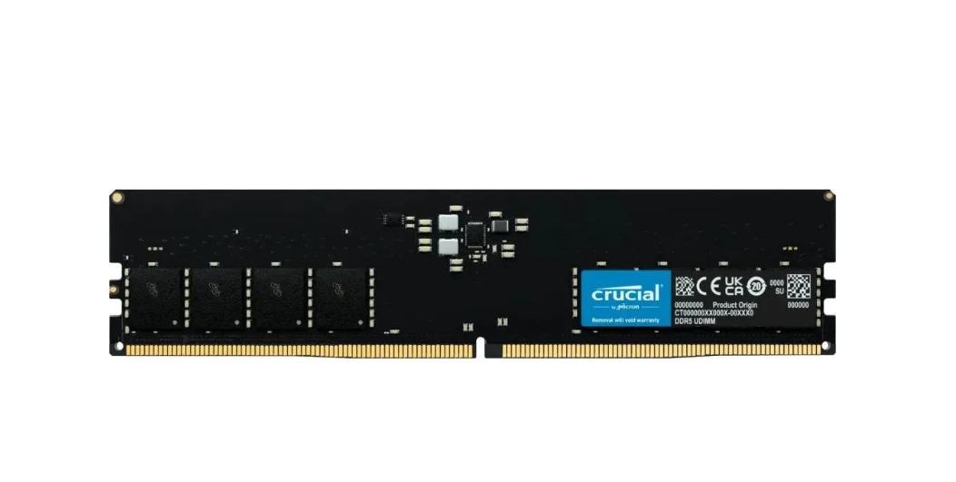 Модуль памяти DDR5 32Gb 5600MHz Crucial