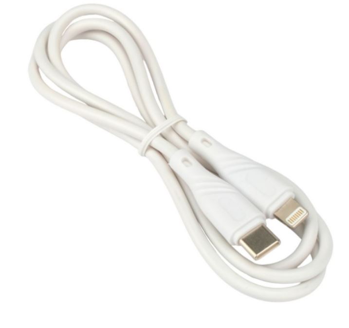 Кабель USB-C < - > Lightning, 1.0м, Cablexpert 20W белый