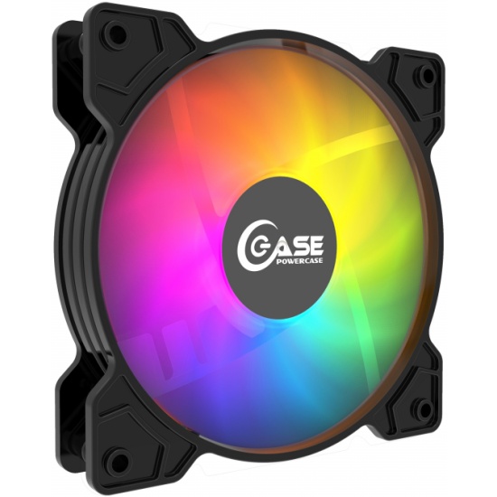 Вентилятор для корпуса 120mm Powercase (M2) PWM 4-pin +ARGB Bulk