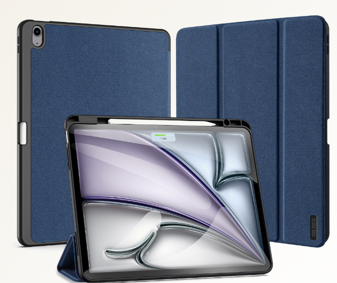 Чехол для планшета Apple iPad Air 13" M2 | M3 - Dux Ducis Domo Series (Pen Slot) Blue