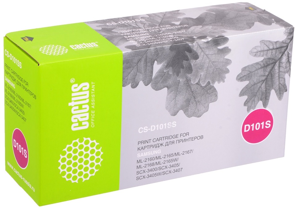 Картридж лазерный Cactus CS-D101SS для Samsung, 1500 стр. черный