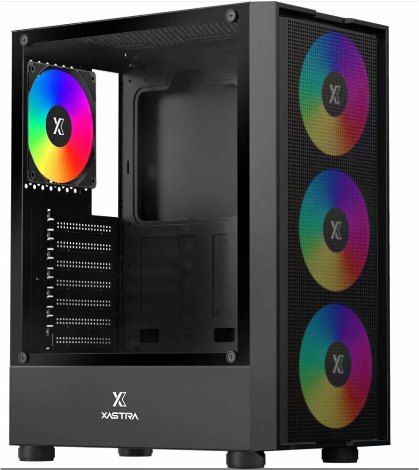 Корпус XASTRA A301 FRGB ATX чёрный