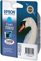 Картридж струйный EPSON T0812/T1112 для Epson 1410,R270/290/295/390,RX590/610/615/690, голубой