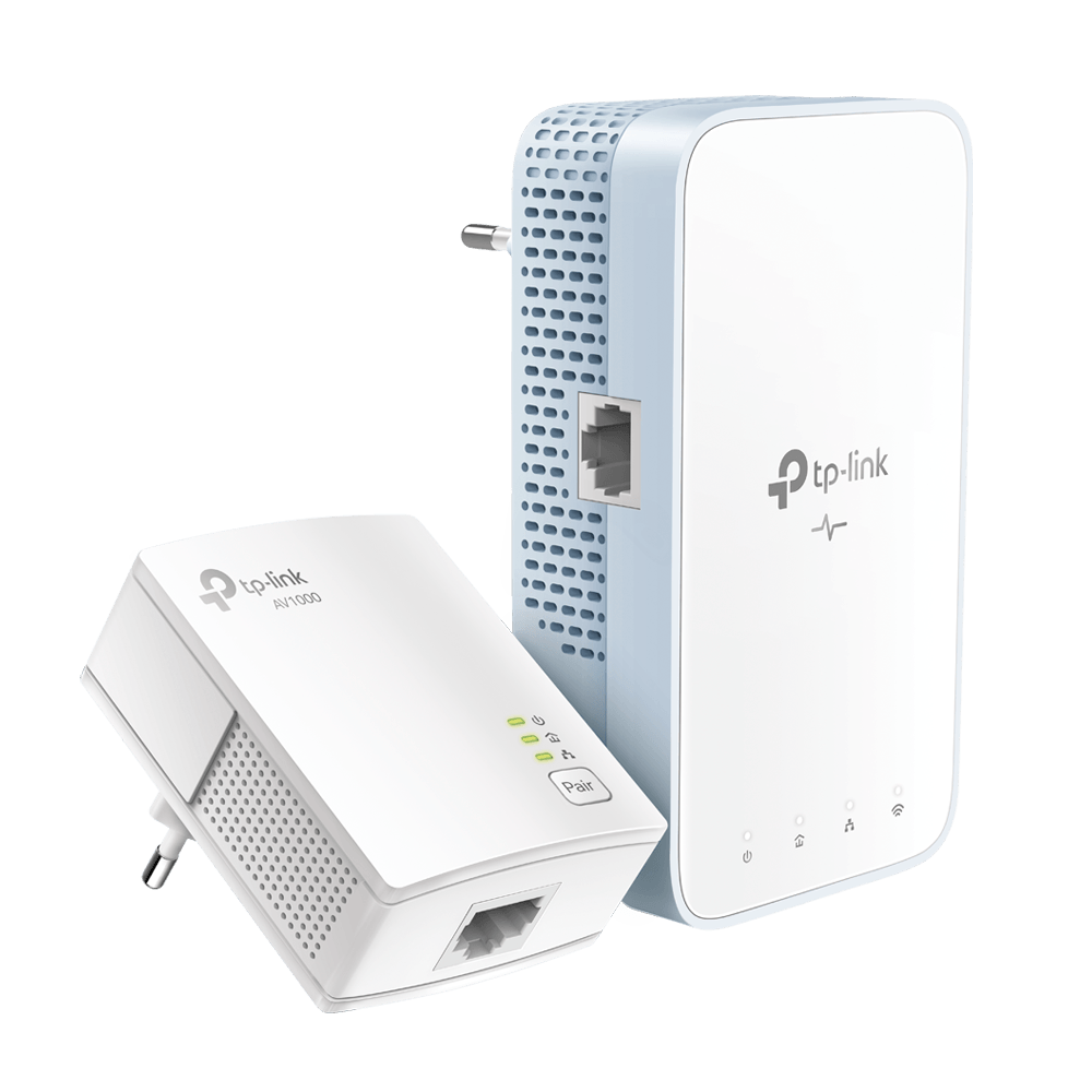 Адаптер Powerline TP-Link TL-WPA7517 KIT AV1000, Wi-Fi, 5 ГГц, 1000 Мбит/с, белый
