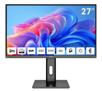 Монитор 27'' AIWA MD2715 (IPS 2560x1440 240Hz HDMI DP SPK) черный