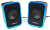 Акустическая система Гарнизон GSP-110 (2x3W, питание USB) black-blue
