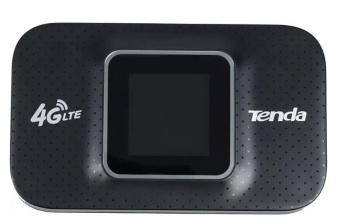 Wi-Fi роутер Tenda 4G185 N300 2.4 ГГц, SIM-слот, дисплей, черный