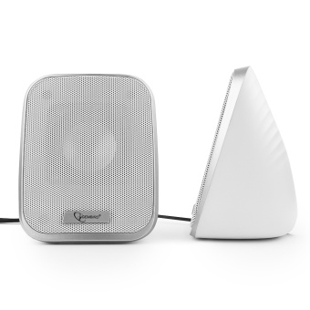 Акустическая система Gembird SPK-100 (2x3W, питание от USB) White