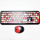 Комплект беспроводной (клавиатура+мышь) Smartbuy 666395 Wireless Black