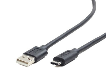 Кабель USB-A < - > USB-C, 1.8м, Cablexpert Black