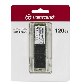 Накопитель SSD M.2 .120Gb Transcend SSD 820S (SATA, 500/350 Мбайт/сек)