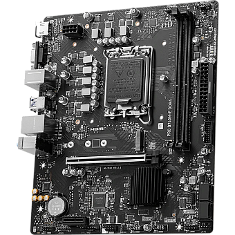 Материнская плата Socket-1700 MSI PRO B760M-E DDR4 (B760) 2xDDR4 HDMI VGA mATX