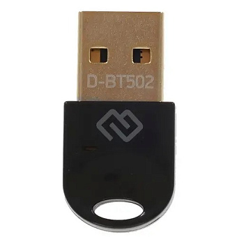 Адаптер Bluetooth Digma D-BT502 Bluetooth 5.0+EDR class 1.5 20м черный