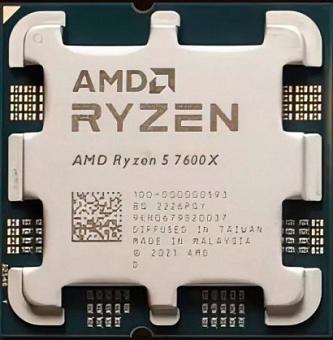 Процессор Socket-AM5 AMD Ryzen 5 7600X (4.7/32Mb/105W/Radeon/6C12T) OEM