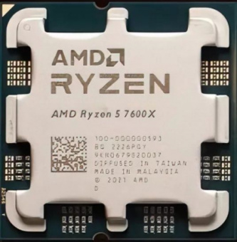 Процессор Socket-AM5 AMD Ryzen 5 7600X (4.7/32Mb/105W/Radeon/6C12T) OEM