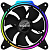 Вентилятор для корпуса 120mm Zalman ZM-RFD120 ARGB (120x120x25мм, 1500об/мин, 25дБ)