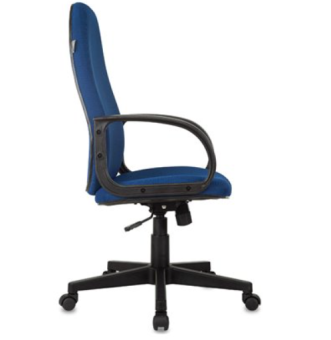 Кресло Бюрократ CH-808AXSN (ткань, мех. качания, крест. пластик, до 120 кг) Синий